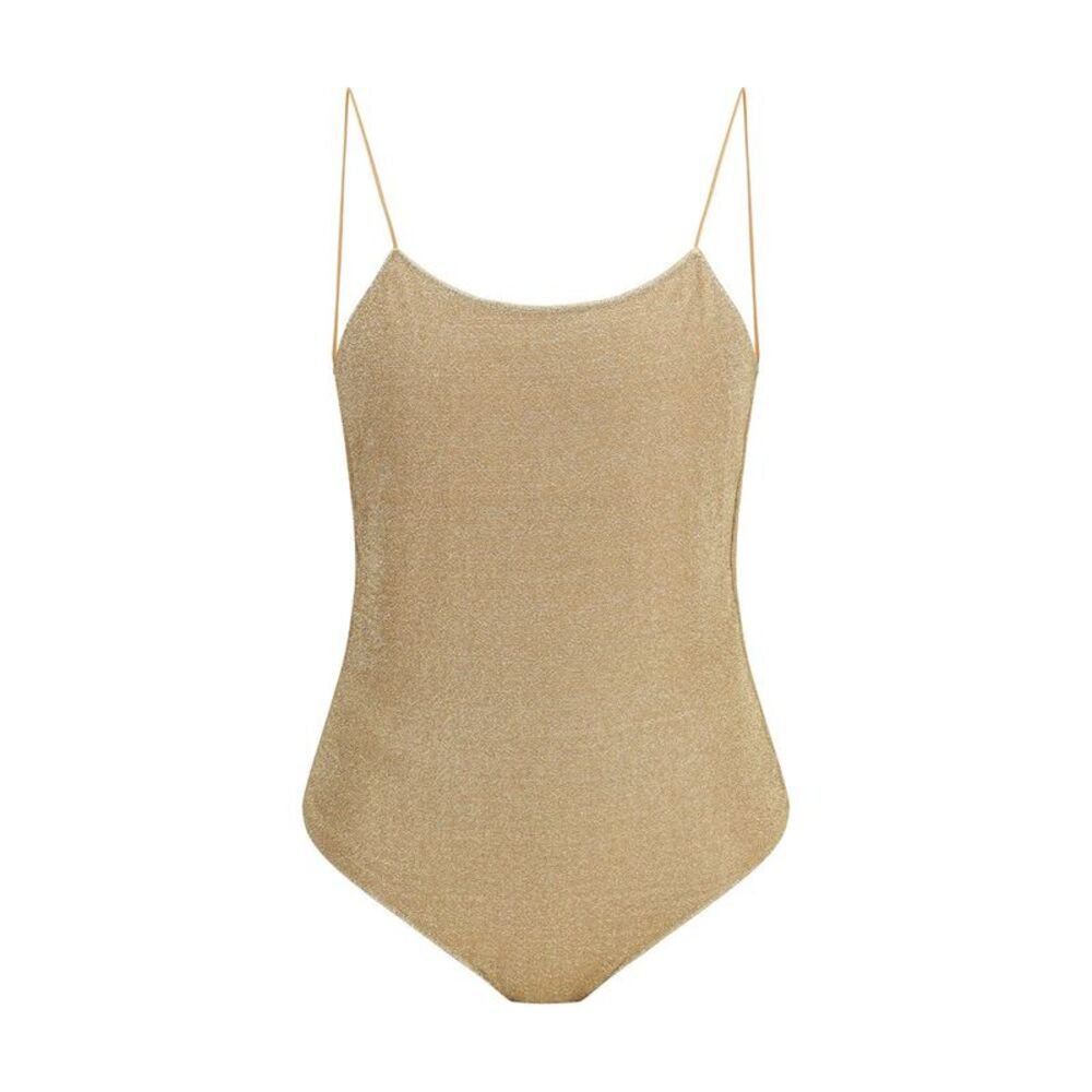 Oséree Gold Metal One-Piece Women's Swimsuit